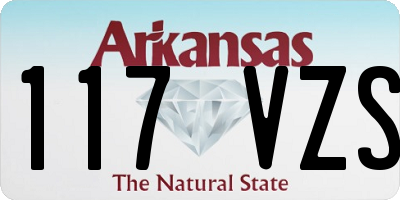 AR license plate 117VZS