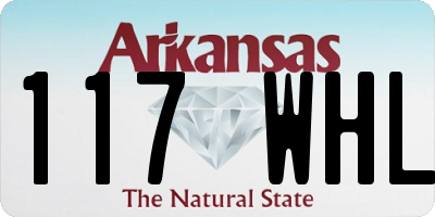 AR license plate 117WHL