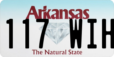 AR license plate 117WIH