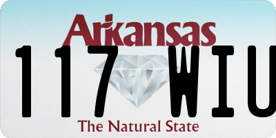 AR license plate 117WIU