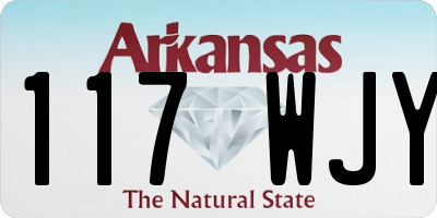 AR license plate 117WJY