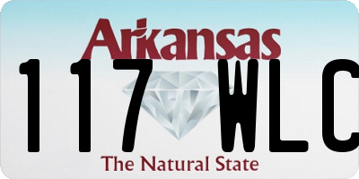 AR license plate 117WLC