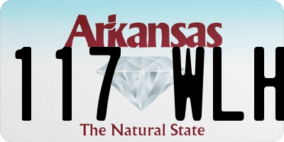 AR license plate 117WLH