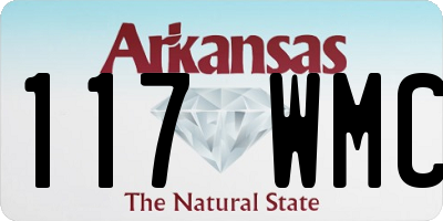 AR license plate 117WMC