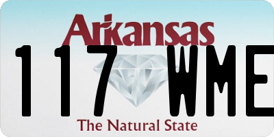 AR license plate 117WME