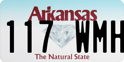AR license plate 117WMH
