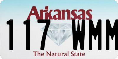 AR license plate 117WMM