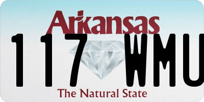 AR license plate 117WMU