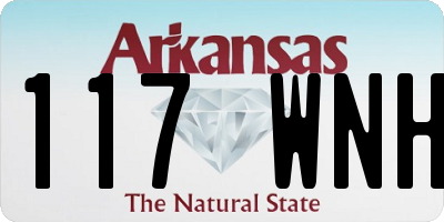 AR license plate 117WNH