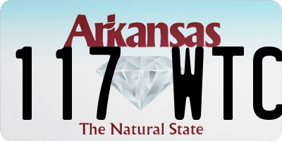 AR license plate 117WTC