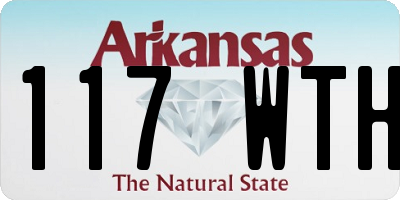 AR license plate 117WTH