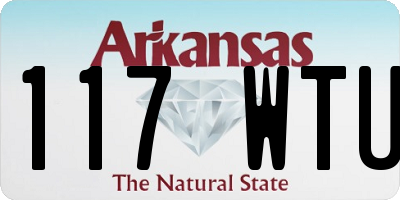AR license plate 117WTU