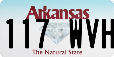 AR license plate 117WVH