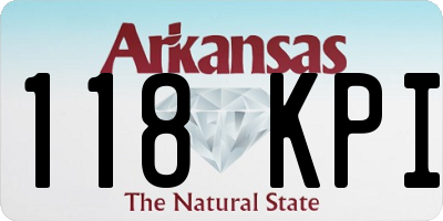 AR license plate 118KPI