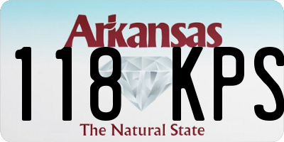 AR license plate 118KPS