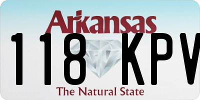 AR license plate 118KPV