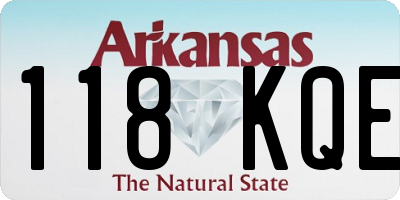 AR license plate 118KQE