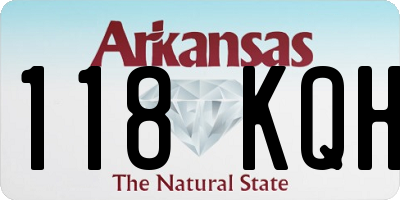 AR license plate 118KQH