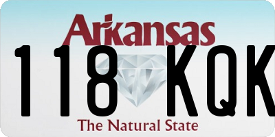AR license plate 118KQK