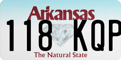 AR license plate 118KQP