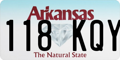 AR license plate 118KQY
