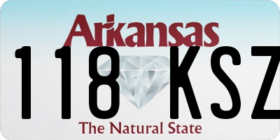AR license plate 118KSZ