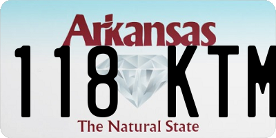 AR license plate 118KTM