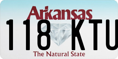 AR license plate 118KTU