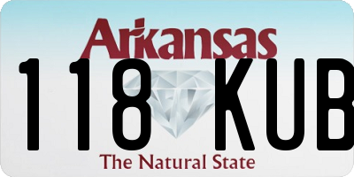 AR license plate 118KUB