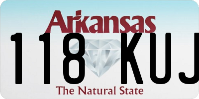 AR license plate 118KUJ