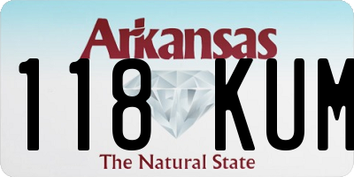 AR license plate 118KUM