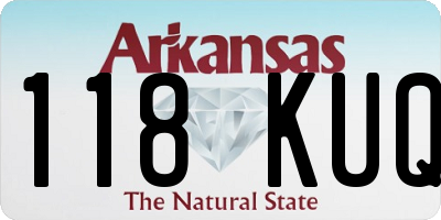 AR license plate 118KUQ