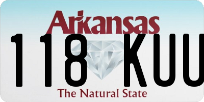 AR license plate 118KUU
