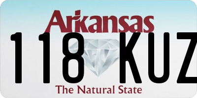 AR license plate 118KUZ