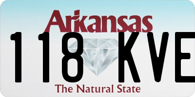 AR license plate 118KVE