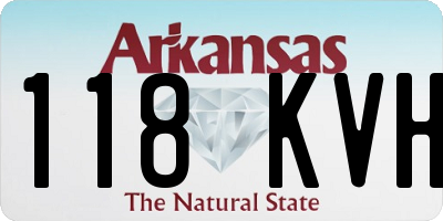 AR license plate 118KVH