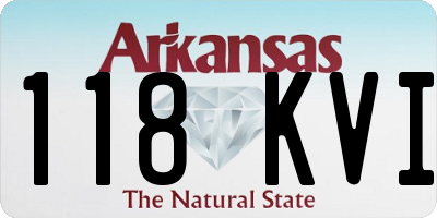 AR license plate 118KVI