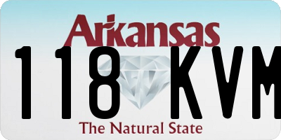AR license plate 118KVM