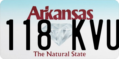 AR license plate 118KVU