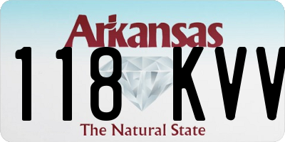 AR license plate 118KVV