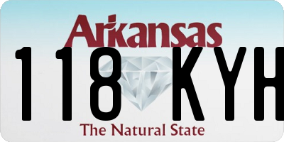 AR license plate 118KYH