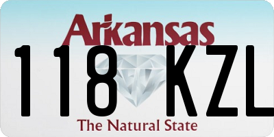 AR license plate 118KZL