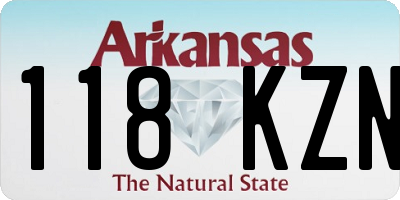 AR license plate 118KZN