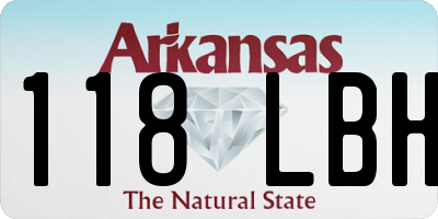 AR license plate 118LBH
