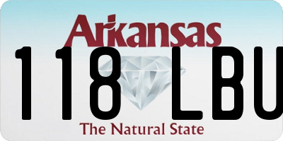 AR license plate 118LBU