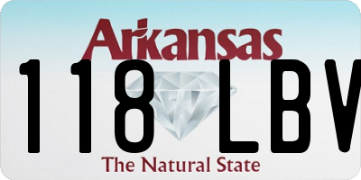 AR license plate 118LBV