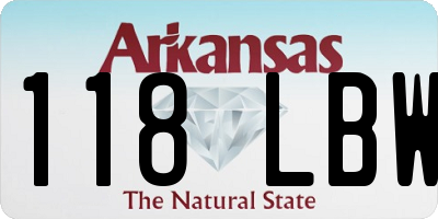 AR license plate 118LBW