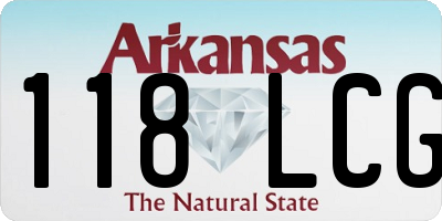 AR license plate 118LCG