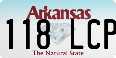 AR license plate 118LCP