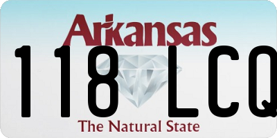 AR license plate 118LCQ